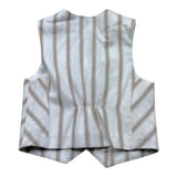 Manuel & Frank Gilet Tinta Unita con Fantasia A Righe per Neonato MF5323BSI PANNA MANUEL & FRANK 