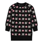 JOHN RICHMOND abito manica lunga in maglia con stampe logo Nero per Bambina RGA24004VEXXX NERO JOHN RICHMOND 