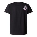 The North Face T-Shirt Girocollo Tinta Unita con Stampa per Bambina NF0A8AXFJK31XS NERO THE NORTH FACE 