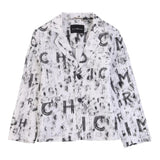 John Richmond Giacca Tinta Unita Logata per Bambino RBP24146GCHB BIANCO JOHN RICHMOND 