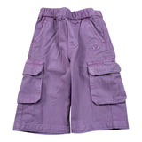 Diesel Jeans Tinta Unita Modello Cargo per Neonata K00603X VIOLA DIESEL 