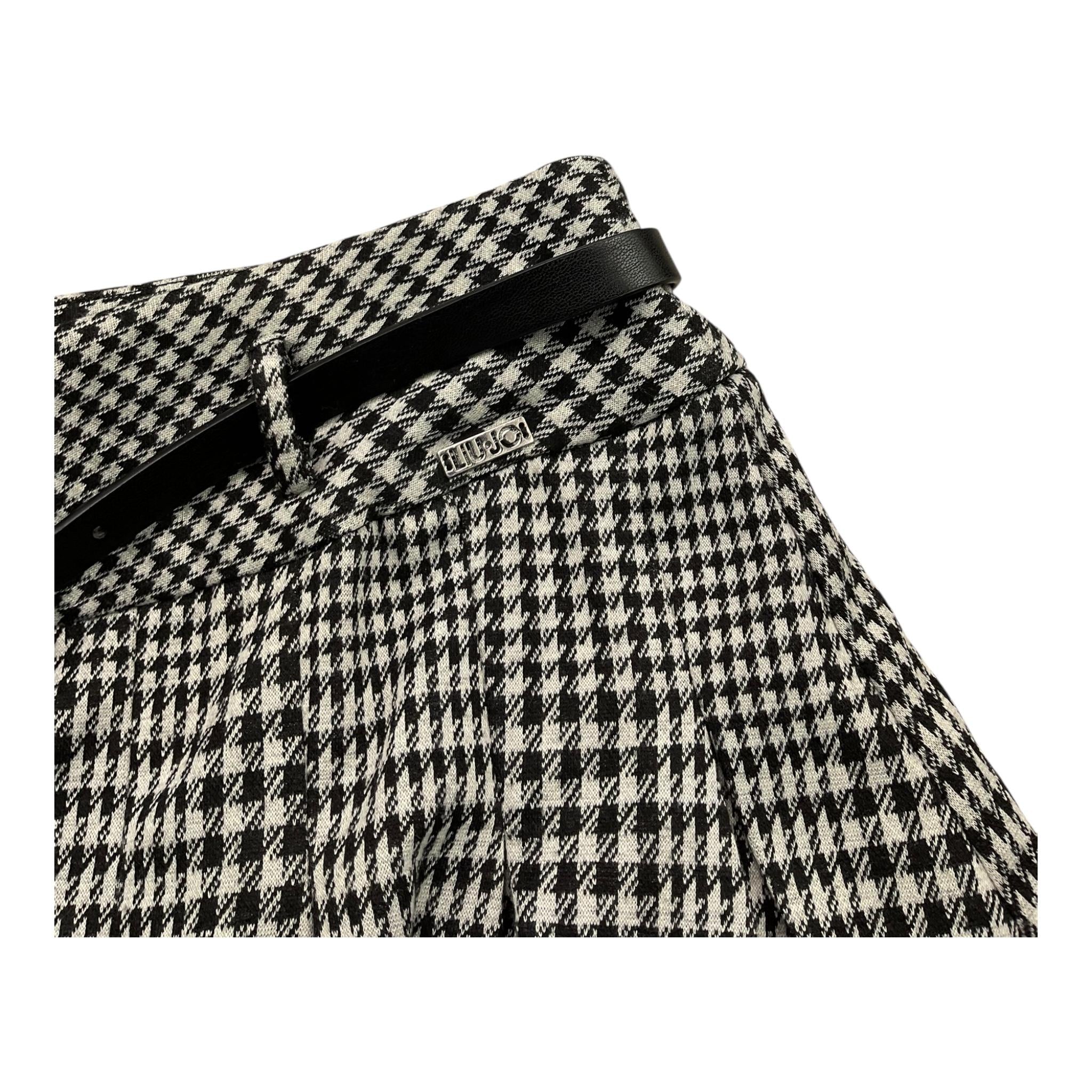 LIU JO gonna stampa fantasia con cinturino Nero per Bambina GF4181 NERO LIU JO 