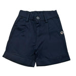 Please Bermuda Tinta Unita con Elastico In Vita per Neonato RB27132B73 BLU PLEASE 