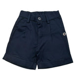 Please Bermuda Tinta Unita con Elastico In Vita per Neonato RB27132B73 BLU PLEASE 