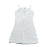 Msgm Abito Tinta Unita con Applicazioni per Bambina S5MSJGDR233 BIANCO MSGM 