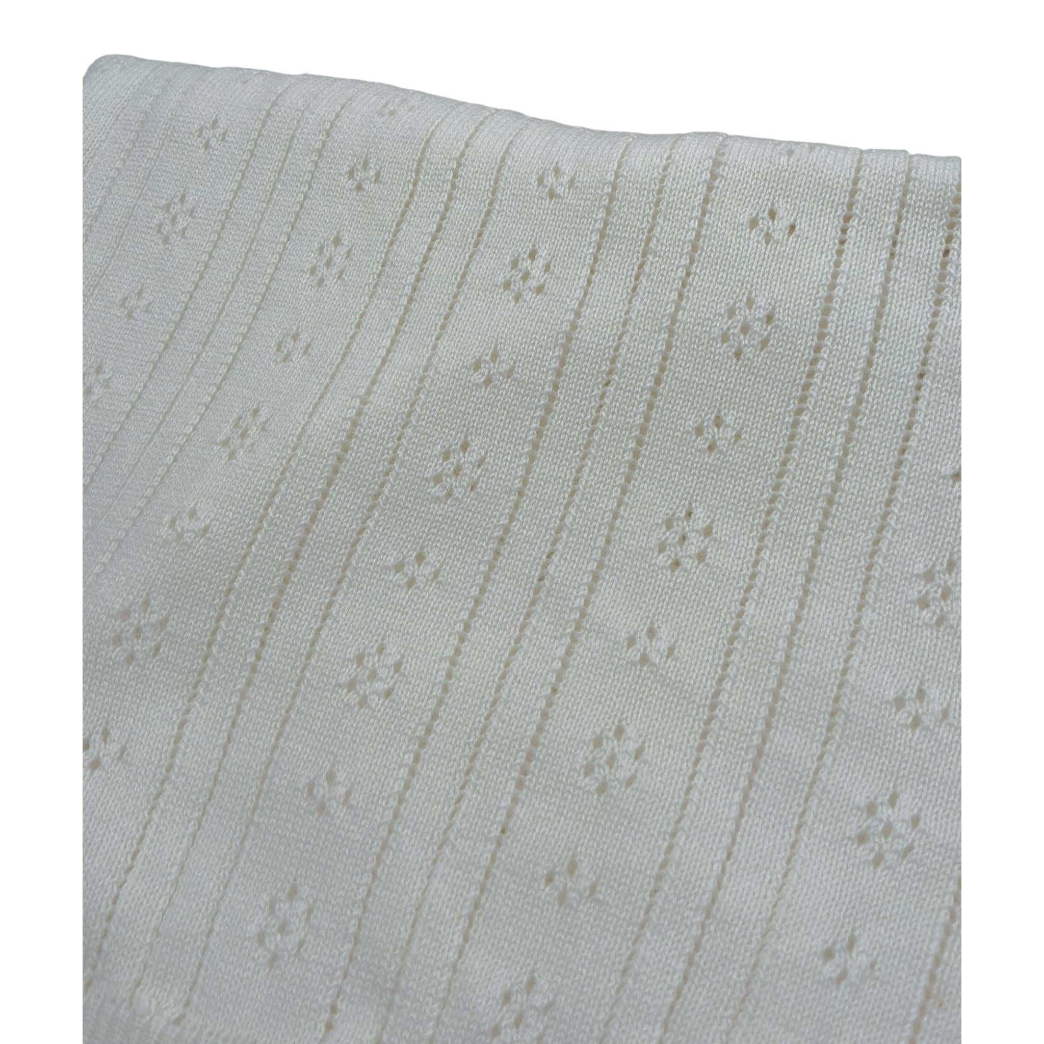 Maglifici di Verona Coperta Tinta Unita  per Neonata 045331 BIANCO MAGLIFICI DI VERONA 