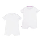 K-Way Set 2 Pagliaccetti Bicolore per Neonata K4124VWX BIANCO K-WAY 