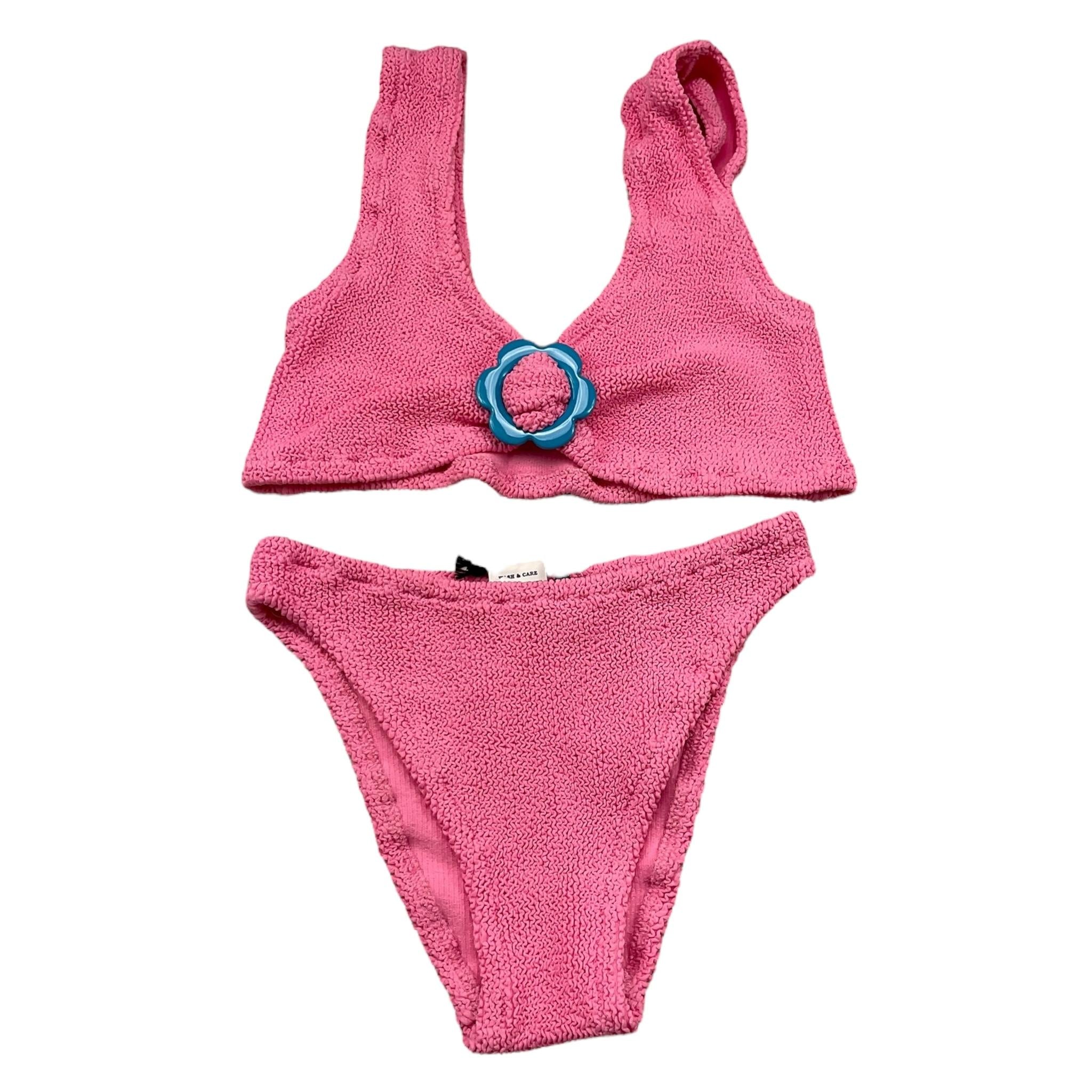 Saint Barth Costume 2 Pezzi Tinta Unita per Bambina KOURTNEY ROSA SAINT BARTH 