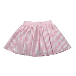 Gaelle Gonna Bicolore con Fantasia A Righe Bianco/Rosa per Bambina 2746G00498 BIANCO/ROSA GAELLE 