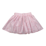 Gaelle Gonna Bicolore con Fantasia A Righe Bianco/Rosa per Bambina 2746G00498 BIANCO/ROSA GAELLE 