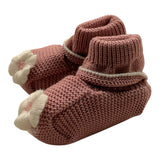 MARLU' babbucce tinta unita con applicazioni Rosa per Neonata BABB ROSA MARLU' 