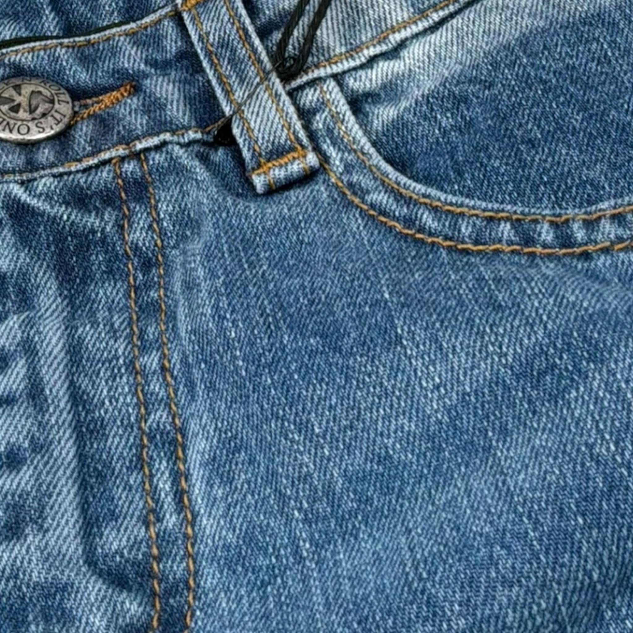 John Richmond Jeans Tinta Unita con Stampa per Bambino RBP25189JE BLU JOHN RICHMOND 