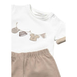 Mayoral Completo 2 Pezzi T-Shirt-Short per Neonata 1610 BIANCO MAYORAL 