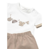 Mayoral Completo 2 Pezzi T-Shirt-Short per Neonata 1610 BIANCO MAYORAL 