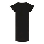 John Richmond Abito Tinta Unita con Stampa per Bambina RGP25159VEX NERO JOHN RICHMOND 
