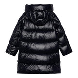 SAVE THE DUCK giubbino tinta unita con zip e cappuccio Nero per Bambina J45510GX NERO SAVE THE DUCK 