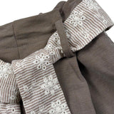 Lalalu' Short Tinta Unita con Cintura per Neonata SHL70PBXN MARRONE LALALU' 