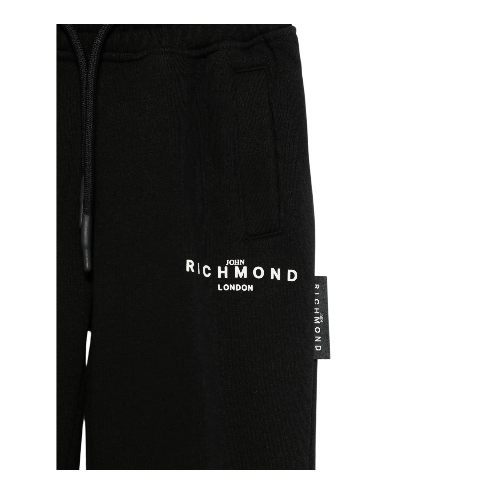 John Richmond Pantalone Tuta Tinta Unita per Bambino RBP25006PA NERO JOHN RICHMOND 
