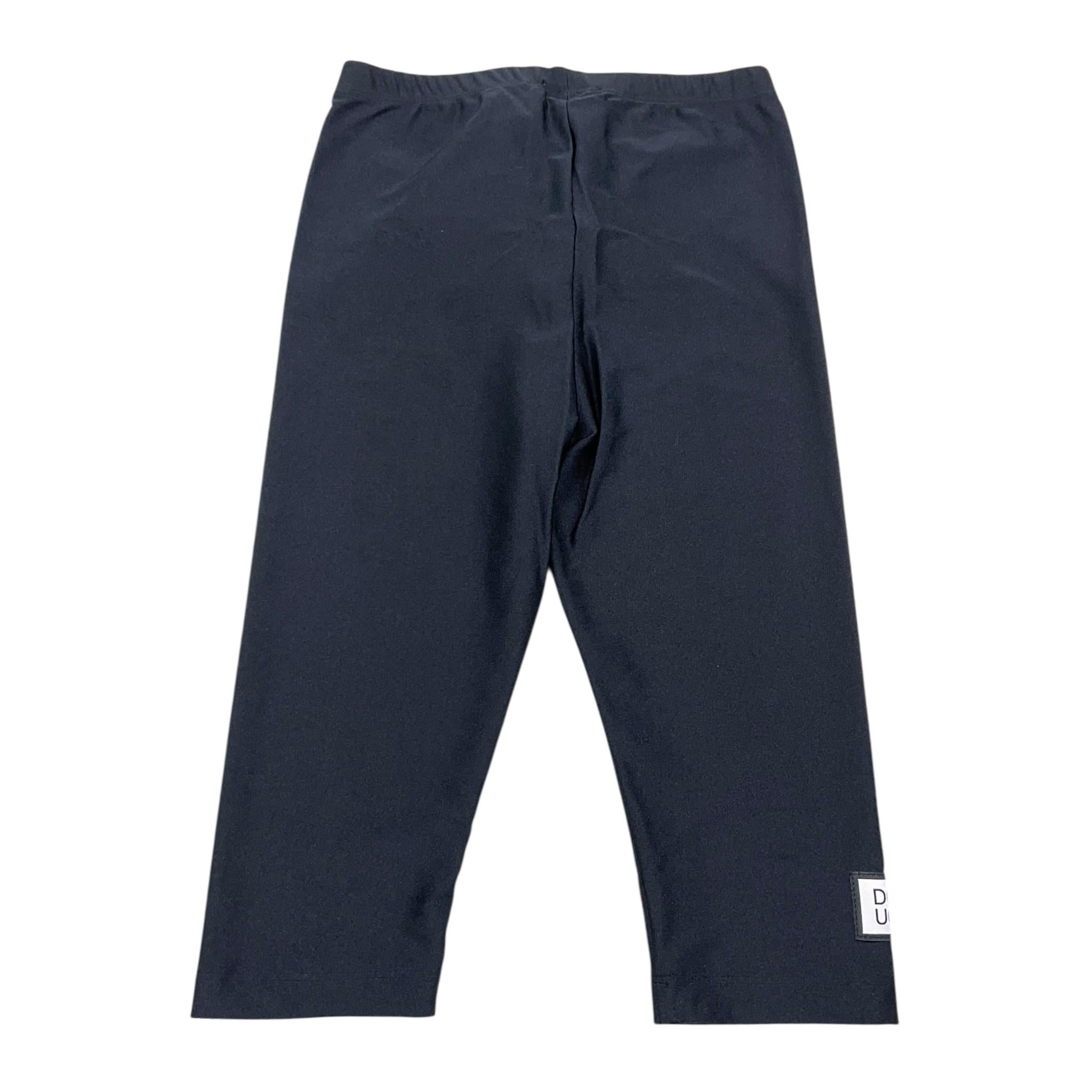 Dou Dou Leggins Tinta Unita con Logo per Bambina DW6A30 NERO DOU DOU 