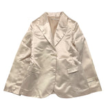 Hinnominate Giacca Tinta Unita Con Bottoni Beige Per Bambina