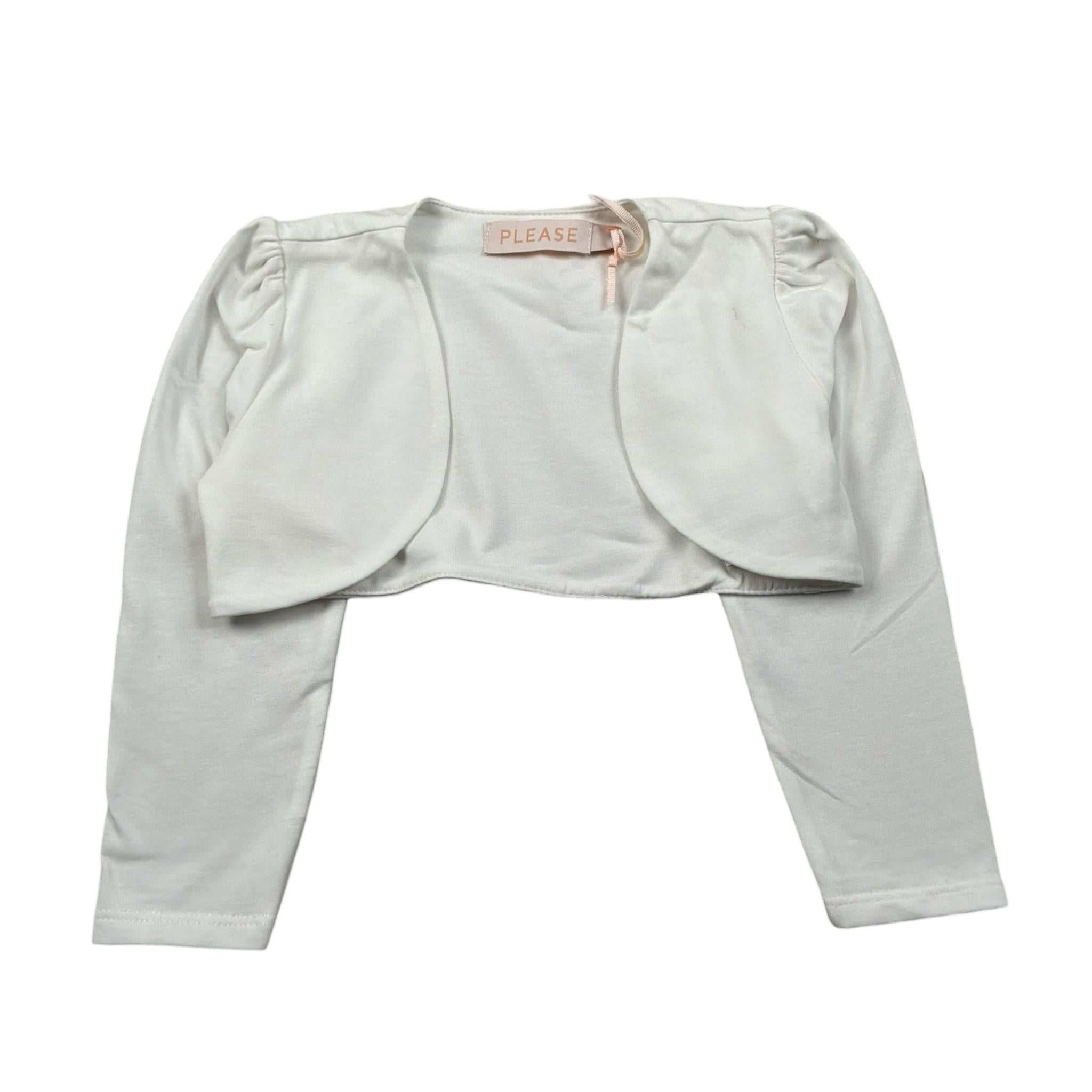 Please Coprispalle Tinta Unita per Neonata LG08032G73 BIANCO PLEASE 