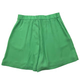 Liu Jo Short Modello Gonna Tinta Unita Con Elastico In Vita Verde Per Bambina