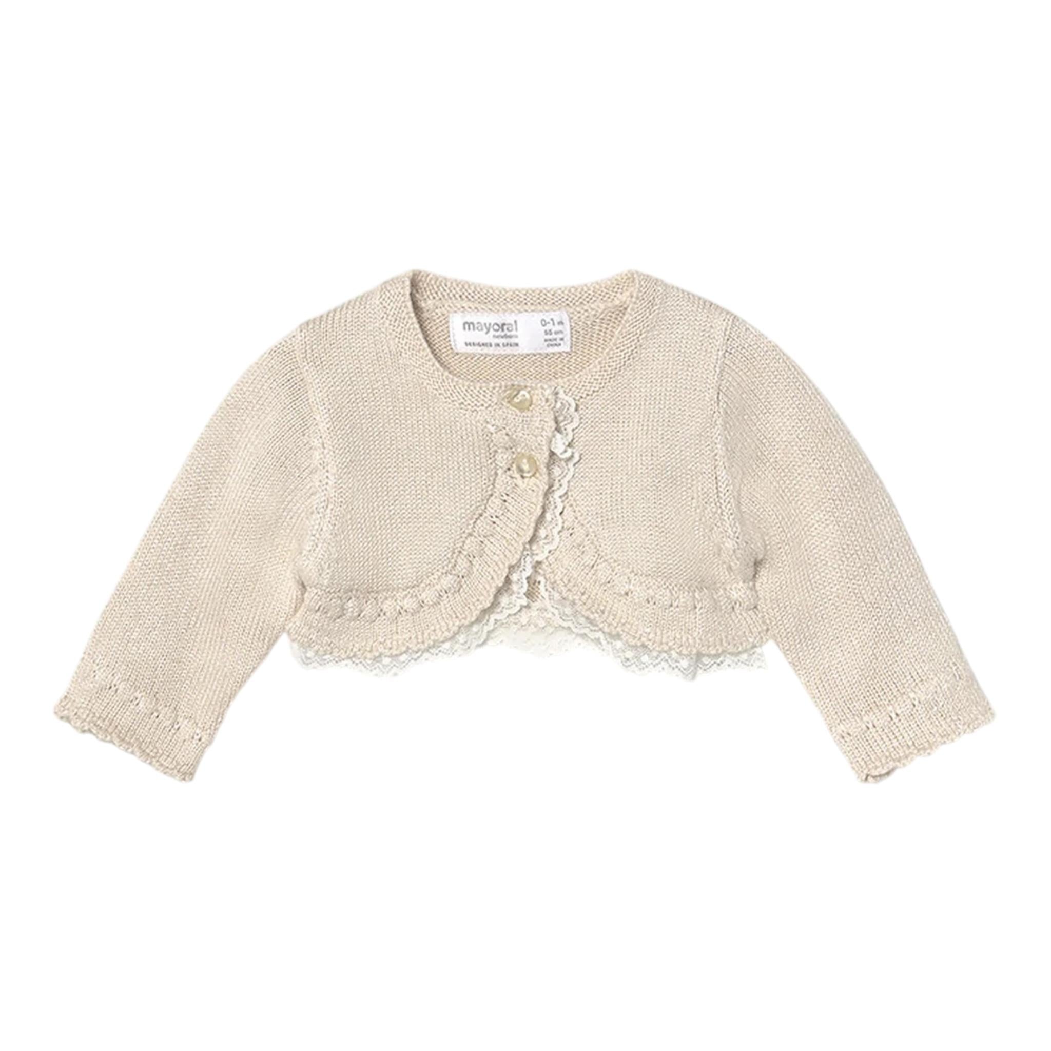 MAYORAL coprispalle tinta unita lurex Oro per Neonata 307 ORO MAYORAL 