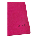 Vicolo T-Shirt Tinta Unita Glitterata Fuxia per Bambina