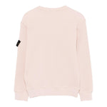 Stone Island Maglia Girocollo Tinta Unita con Logo per Bambino K1S166100006 ROSA STONE ISLAND 