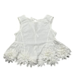 Piccola Ludo Completo 2 Pezzi Top-Pantalone Tinta Unita per Bambina BS10WB042 BIANCO PICCOLA LUDO 