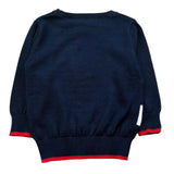 Trussardi Maglia Girocollo Tinta Unita per Neonato TIP26099MA BLU TRUSSARDI 