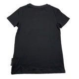 JOHN RICHMOND t-shirt girocollo tinta unita con stampa in contrasto Nero per Bambina RGA25009TS NERO JOHN RICHMOND 