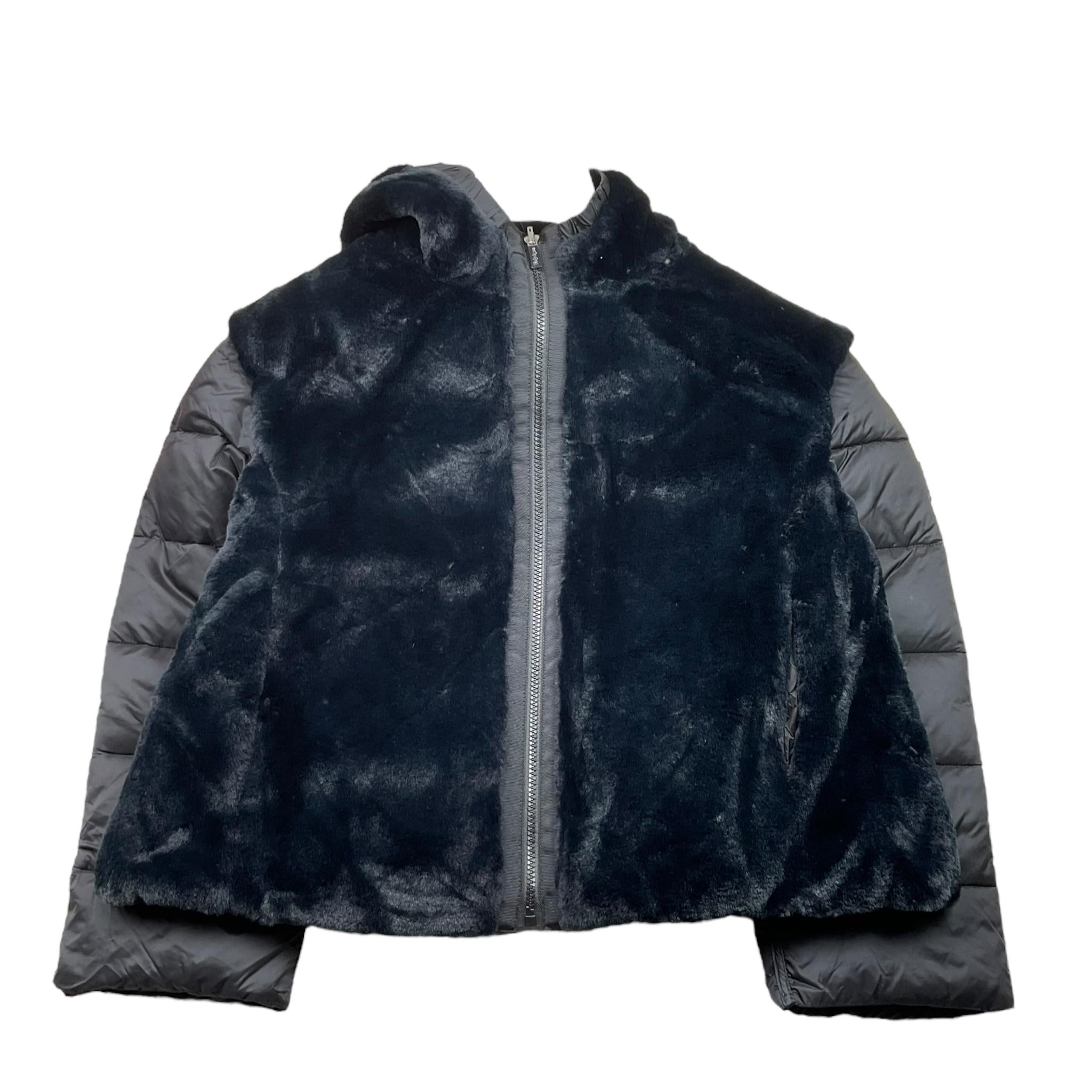 REFRIGUE giubbino reversibile con zip e cappuccio Nero per Bambina FHIEJF NERO REFRIGUE 