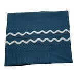 MARLU' coperta tinta unita cn ricami Blu per Neonato IB5980 BLU MARLU' 