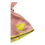 Piccola Ludo Abito Tinta Unita con Fantasia per Bambina BS10WB052 ROSA PICCOLA LUDO 