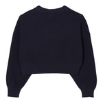 Aspesi Maglia Tinta Unita Mezzo Collo per Bambina S25047MAEM110 BLU ASPESI 