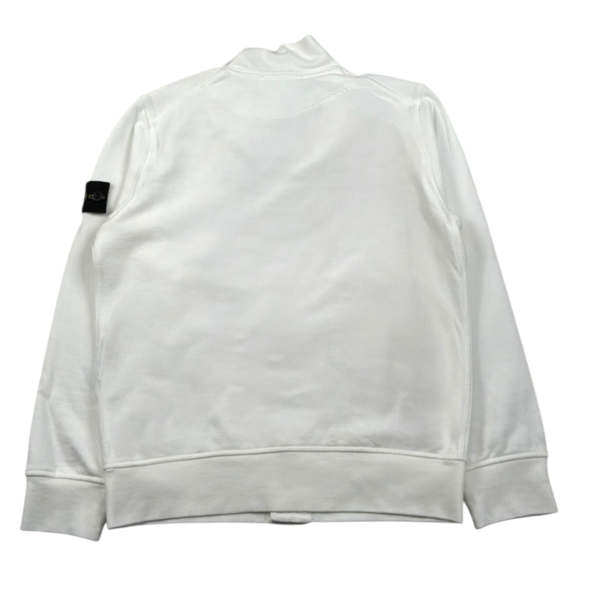 Stone Island Felpa con Bottoni Tinta Unita per Bambina K1S166100002 PANNA STONE ISLAND 