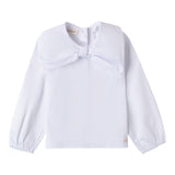 SARABANDA camicia tinta unita con fiocco Bianco per Neonata A222N BIANCO SARABANDA 
