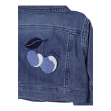 Liu Jo Giubbino In Denim Tinta Unita per Bambina KA5044J BLU LIU JO 