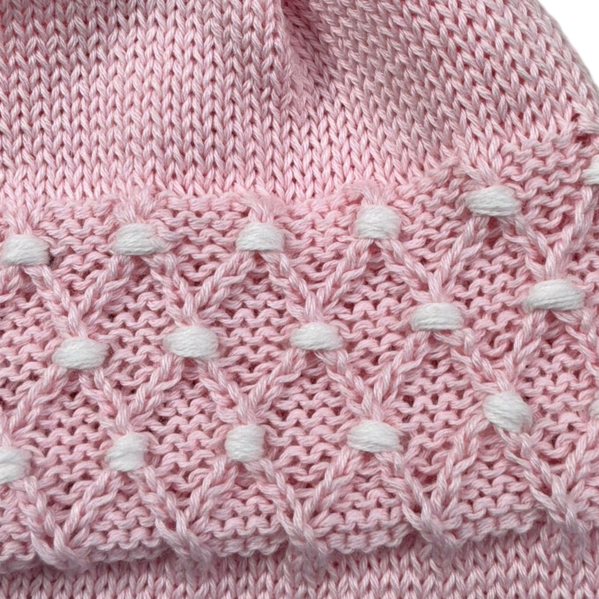 Scaldacuore Cappello Tinta Unita Maglia per Neonata PS14FPE24 ROSA SCALDACUORE 