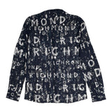 John Richmond Camicia Bicolore Logata per Bambino RBP23011CA BIANCO/NERO JOHN RICHMOND 
