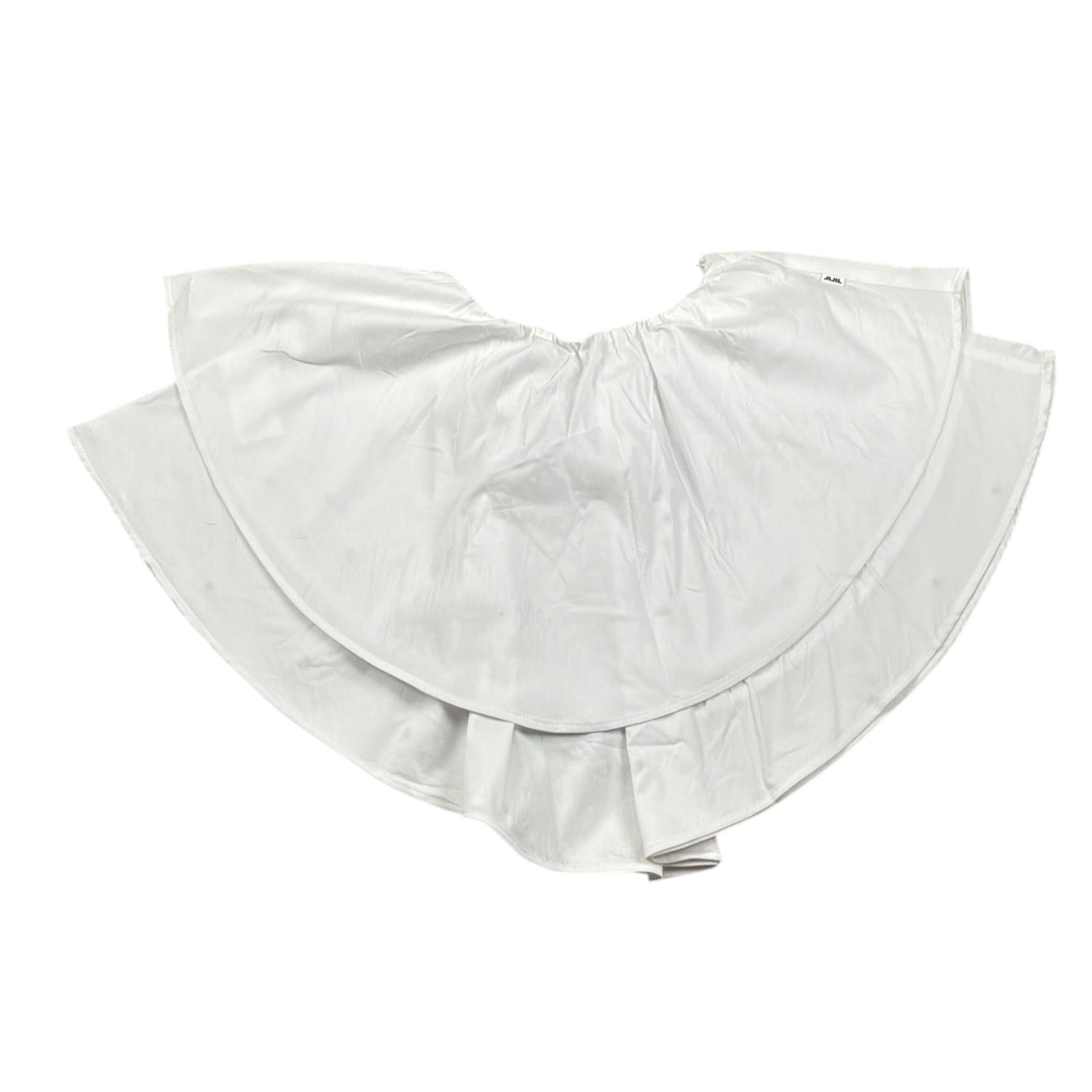 Jijil Top tinta unita con Brillantini Bianco per Bambina JE23GO073 BIANCO JIJIL 