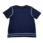 Guess T-Shirt Girocollo Tinta Unita con Stampa per Neonato N1RI15K8HM0 BLU GUESS 