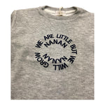 NANAN maglia girocollo tinta unita con stampe Grigio per Neonato I2312524GR GRIGIO NANAN 