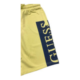 Guess Bermuda Tuta Tinta Unita con Logo per Bambino N3GD03KA6R0 GIALLO GUESS 