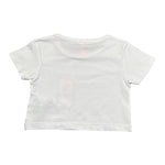 Losan T-Shirt Modello Crop Girocollo Tinta Unita per Bambina LJGAP0103 BIANCO LOSAN 