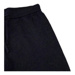 BOBOLI pantalone tinta unita modello palazzo glitterato Nero per Bambina 729356 NERO BOBOLI 