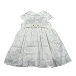 Chicchi Volanti Abito Mezza Manica Tinta Unita per Bambina CTW06 BIANCO CHICCHI VOLANTI 