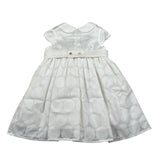 Chicchi Volanti Abito Mezza Manica Tinta Unita per Bambina CTW06 BIANCO CHICCHI VOLANTI 