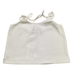 Twinset Top Tinta Unita con Logo per Bambina 251GJ2570 BIANCO TWINSET 